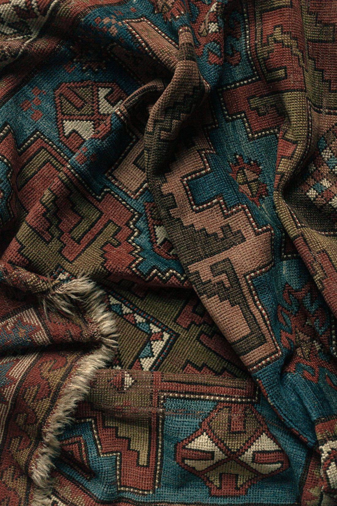 Close weave of an Anatolian kilim
