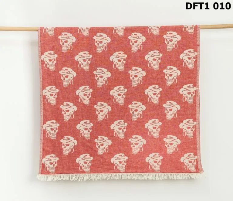 Skull Double-Face Towel