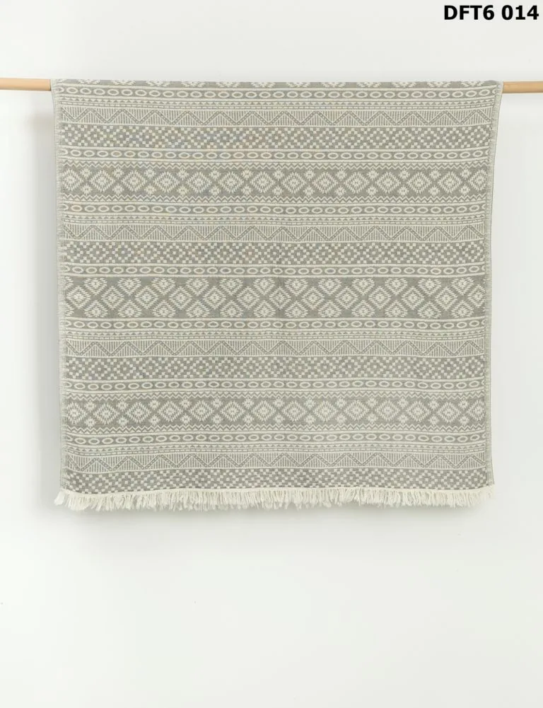 Anatolia Double-Face Towel, Light Grey