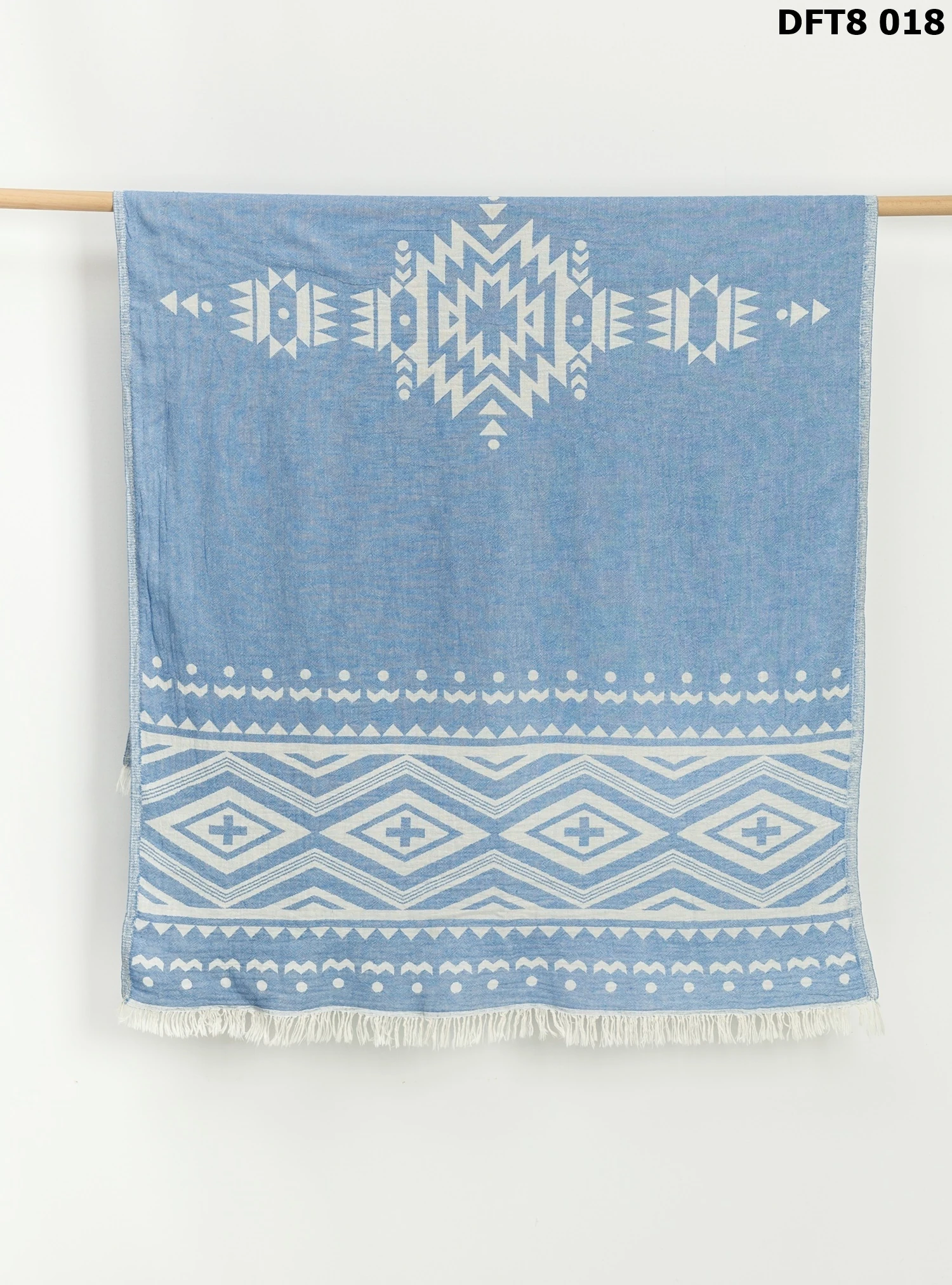 Cross Kilim Double-Face Towel
