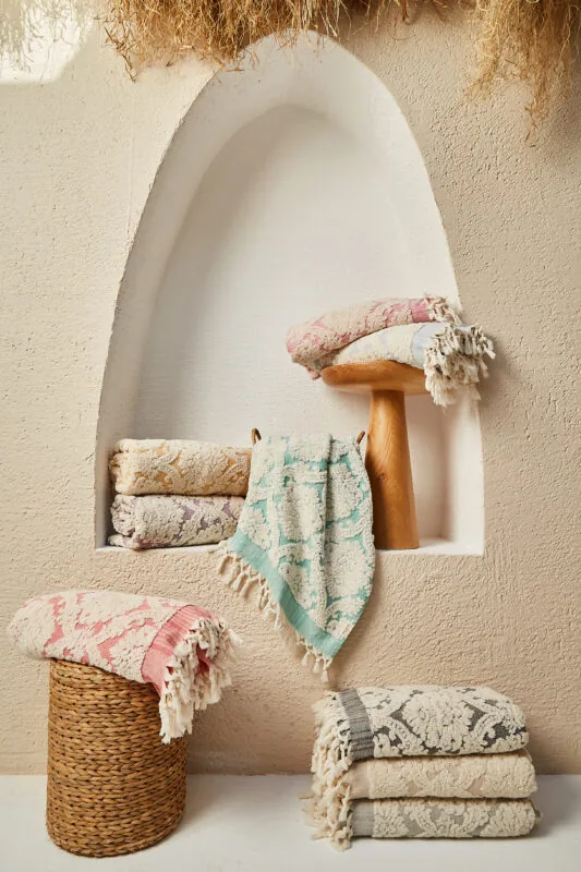 Damask Bath Towel